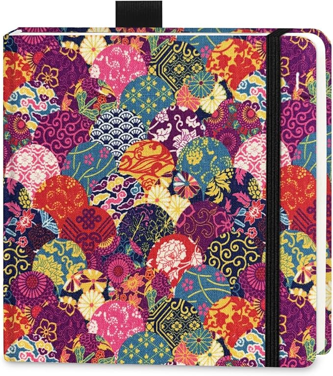 5x5 Handy Portable Handmade Cloth Fabric Hardcover Sewing Binding Travel by E-WEICHEN