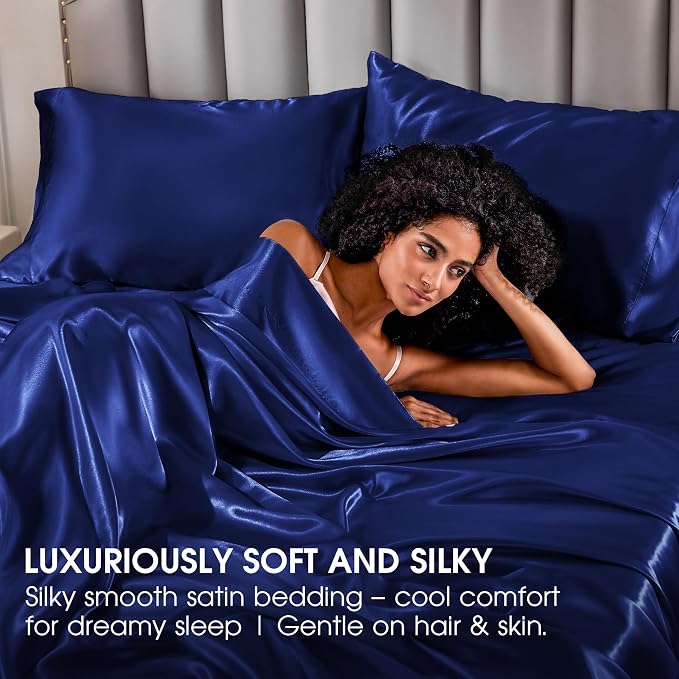 FreshCulture Satin Sheets California King - Image 6