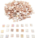 1.1 LB Ice Jade Mosaic Tiles, 0.59“ Square Glass Mosaic Pieces - Image 3