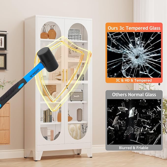 75" H Locking Display Cabinet - Image 5