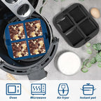 Webake Silicone Air Fryer Brownie Pan - Image 6