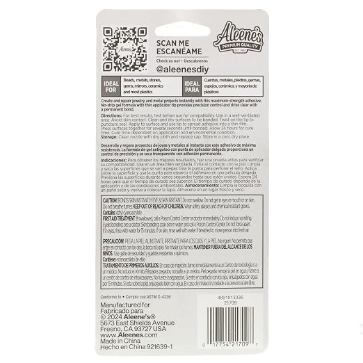 Aleene's 21709 Jewelry & Metal Glue, 0.7 oz - Image 6