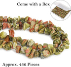 456 PCs Natural Chip Stone Beads, 5-8mm Irregular Multicolor Gemstones Loose - Image 4