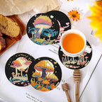 EWJRNSF 10 PCS Diamond Art Coasters Kit, Small Diamond Painting Coasters - Image 4
