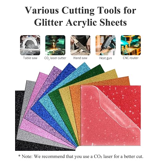 Glitter Acrylic Sheets for Engraving - Image 5