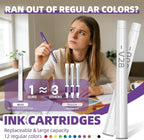 WUO Acrylic Paint Markers, 36 Colors Water-Based No-Bleed Paint Pens - Image 4