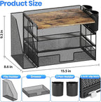 OPNICE Desk Organizer, 4-Tier Desktop File Organizer - Image 3