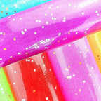 AOUXSEEM Jelly Transparent Leather Vinyl Sheets, Candy Solid Colors Waterproof - Image 3