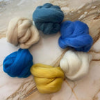 Revolution Fibers Dyed Wool Top | Shetland Collection of Crafting Fibers | - Image 3