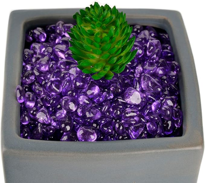 Glass Stones, 1Lb/460g Irregular Sea Glass Dercorative Rocks Non-Toxic - Image 2