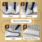 WhatsBedding Memory Foam Body Pillow - Image 8