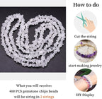 400pcs Natural Chip Stone Beads - Image 8