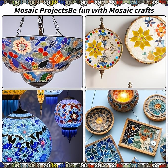 3200 Pcs Mosaic Tiles, Glass Mosaic Tiles - Image 4