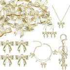 Bow Charms for Bracelet Jewelry Making Cute Bracelet Charms | 18Pcs, Bow Charms by Unknown