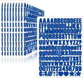 Letter Stickers, Mailbox Numbers, 0.5 Inch Waterproof Vinyl Alphabet | 1/2 Inch by Llewyn