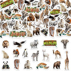 300Pcs Animals Foam Stickers, Self-Adhesive Cartoon Jungle Animals Foam Sticker by Bonieset