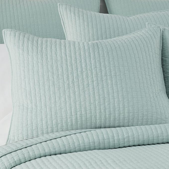 Levtex Home Cross Stitch Reversible Queen Bedspread Set - Image 6