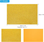 PATIKIL Yellow Shiny EVA Glitter Foam Sheet 11.8 x 7.9 Inch 2mm Thick Sparkle - Image 2