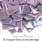 Youway Style Iridescent Purple Glass Mosaic Tiles - Image 5