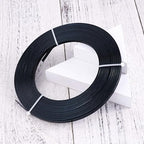 Fashewelry 32.8Ft 5mm Aluminum Flat Wire Black Bendable Metal Craft Wire Strip - Image 4