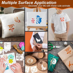 Animal Stencils for Painting on Wood, Small Plastic Rock Templates for Painting - Image 2