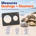 Clam Measuring Tool | 1.5" Quahog & 2.5" Soft-Shell Clam Gauge | Floats in - Image 4