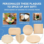 Unfinished Wooden Squares 7 inch Pack of 12 Wood Boards - Image 5