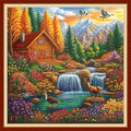 Joyhoor Cross Stitch Kits for Beginners Stamped Cross-Stitch Supplies by JoyhoorCrossStitchKits