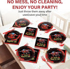 Qyeahkj 100PCS Derby Day Plates and Napkins Party Supplies Horse Racing - Image 5