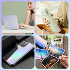 36 Sheets Holographic Sticker Paper Clear Self Adhesive Laminate Sheets | - Image 6