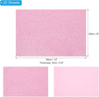 PATIKIL Pink Shiny EVA Glitter Foam Sheet 11 x 8 Inch 2mm Thick Sparkle EVA - Image 2