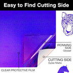 TORC Navy Blue Holographic HTV Heat Transfer Vinyl Roll 12 in x 5 ft Iron-on - Image 3