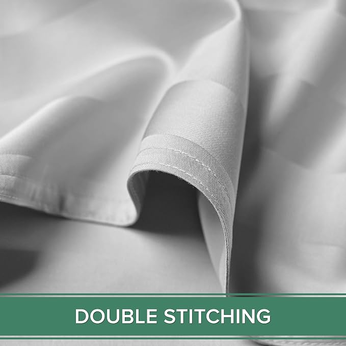 Pure Bamboo Twin Sheets, Genuine 100% Organic Viscose Derived from Bamboo Bed - Image 6