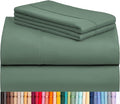 LuxClub 4 PC King Sheet Set, Breathable Luxury Bed Sheets, Deep Pockets 18" by LuxClub
