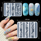 6pcs Ocean Silicone Nail Art Molds - Image 3