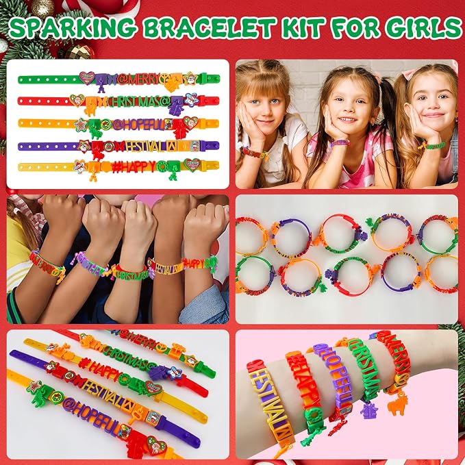Art & Craft Kits for Kids, DIY Friendship Bracelet Making Kit for Girls - Image 3