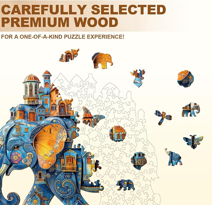 House Elephant Puzzles Adults Gifts - Image 3