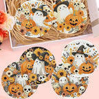 8 Pack Halloween Diamond Art Coasters, Ghost Diamond Painting Coasters Kits | - Image 7