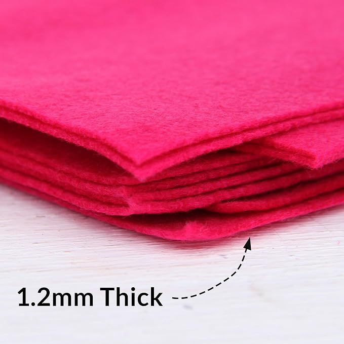 Threadart Magenta Premium Felt Sheets - Image 3