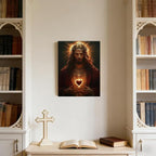 Framed Sacred Heart of Jesus Wall Art - Image 7