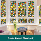 Volcanics Decorative Stained Glass Window Privacy Film - Image 3