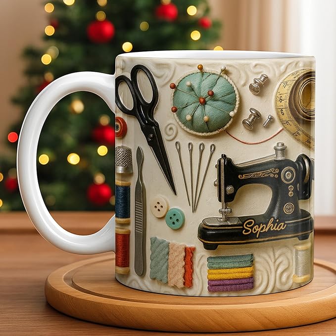 Personalized Coffee Mug with Custom Name, Ceramic Coffee Mug - Image 2