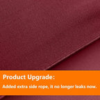 TAIMIT Burgandy Twin Size Comforter Set - Image 3