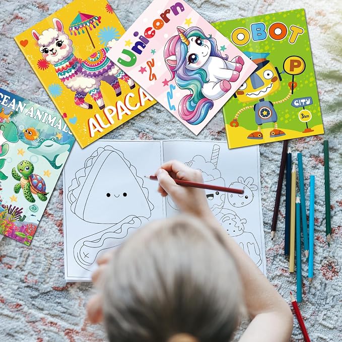 Kalysky 24 Mini Coloring Books for Kids Ages 4-8 8-12 Party Favors | 7 x 5.1 - Image 5