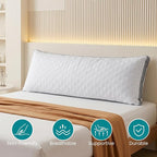 Oubonun Premium Adjustable Loft Quilted Body Pillows - Image 2