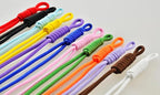 KJML DIY Paracord Keychain 12pcs Paracord Rope Keychain Braided Cord Rope Bag - Image 8