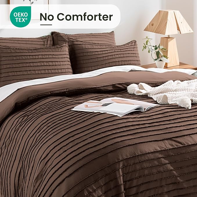 NEXHOME PRO Duvet Cover King, 3 Pieces Boho Tufted Duvet Cover Set, Soft and - Image 4