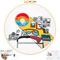 Embroidery Kits for Beginners Adults Sunrise Hand Embroidery Starter Kits by Unknown