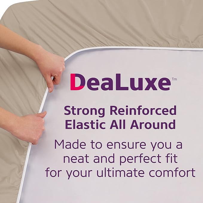 Lovely Joyful Feel Twin Deep Pocket Fitted Sheet 21' Twin Size Perfectly Fit - Image 4