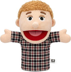 Family Hand Puppets for Kids, Includes Grandpa, Son by LOMTRATS